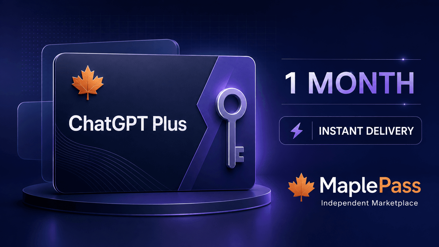 ChatGPT Plus 1 Month CDK｜Self Activation