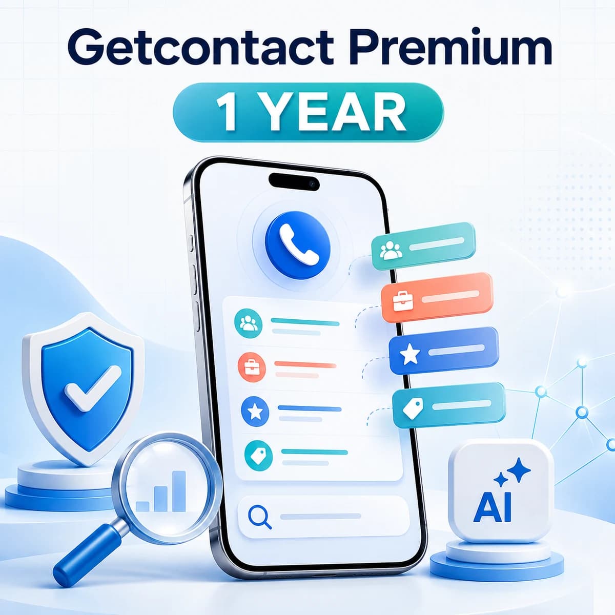 Getcontact Premium 一年订阅商品图